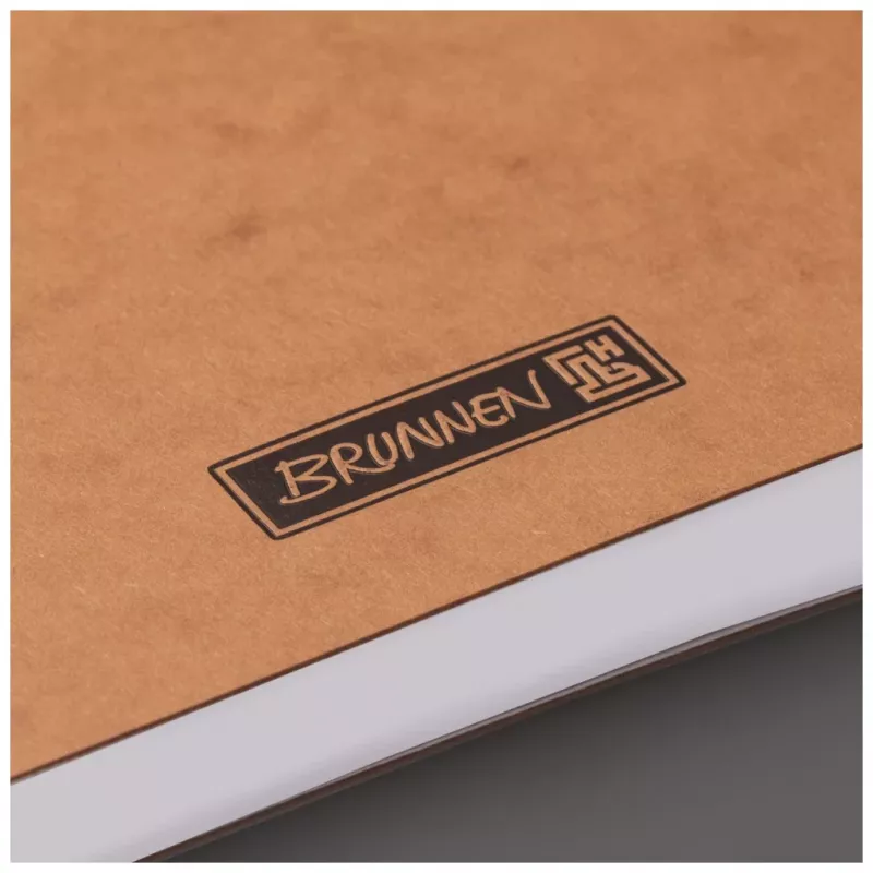 Brunnen FACT!plus quaderno A5 a quadretti 96 fogli marrone