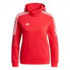 adidas Tiro 21 felpa con cappuccio Team Power Red junior taglia 116
