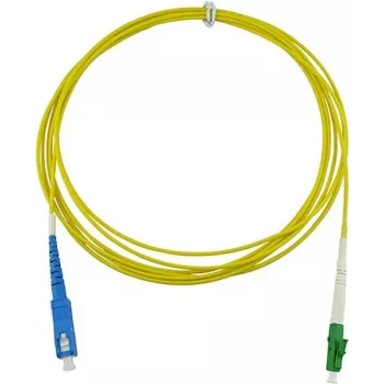 BlueOptics cavo patch in fibra ottica simplex LC/APC a SC/UPC Singlemode OS2 7m LSZH giallo