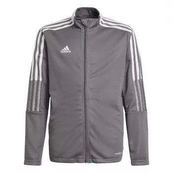 adidas Tiro 21 giacca track bambino Grey Four GM7311 taglia 116 cm