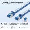 LogiLink Cavo Patch Cat.6A S/FTP LSZH SlimLine, 20 m, Blu