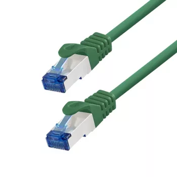LogiLink Cavo Patch Cat.6A S/FTP LSZH, CCA, Verde, 10 m, EconLine