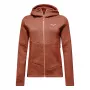 Salewa Puez Rocca PL Giacca con Cappuccio Donna Rosso Etrusco Taglia S