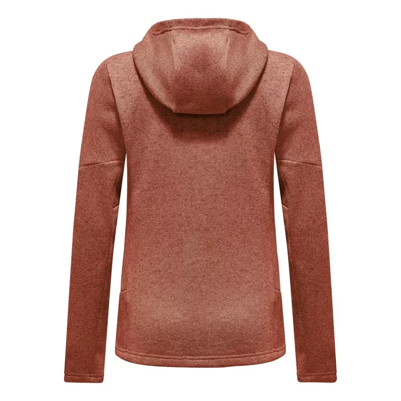 Salewa Puez Rocca PL Giacca con Cappuccio Donna Rosso Etrusco Taglia S