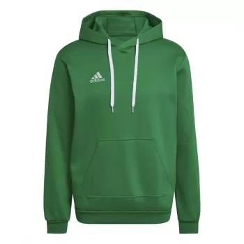 adidas Entrada 22 felpa con cappuccio uomo verde L
