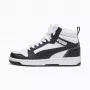 Puma Rebound V6 Mid sneaker bambino bianco nero 393831 01 taglia 38