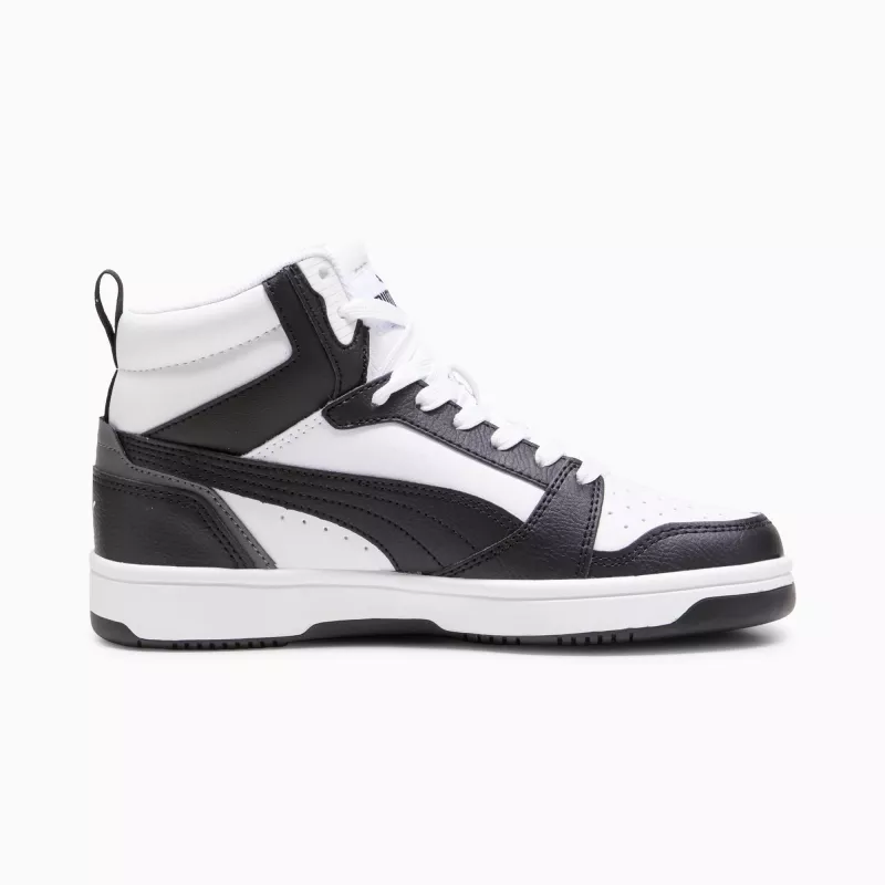 Puma Rebound V6 Mid sneaker bambino bianco nero 393831 01 taglia 38