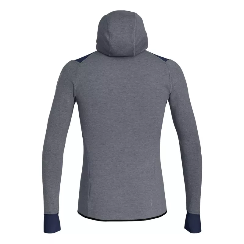 Salewa Puez 2 Dry giacca con cappuccio a maniche lunghe e zip integrale uomo, Navy Blazer, L