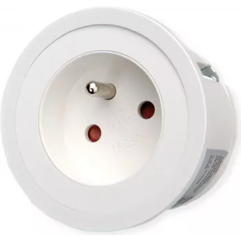 Bachmann PIX 1xUTE 2.0m AEH RAL9010 presa a incasso Schuko con estremità libera