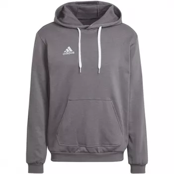 adidas Entrada 22 felpa con cappuccio grigio HB0578 M