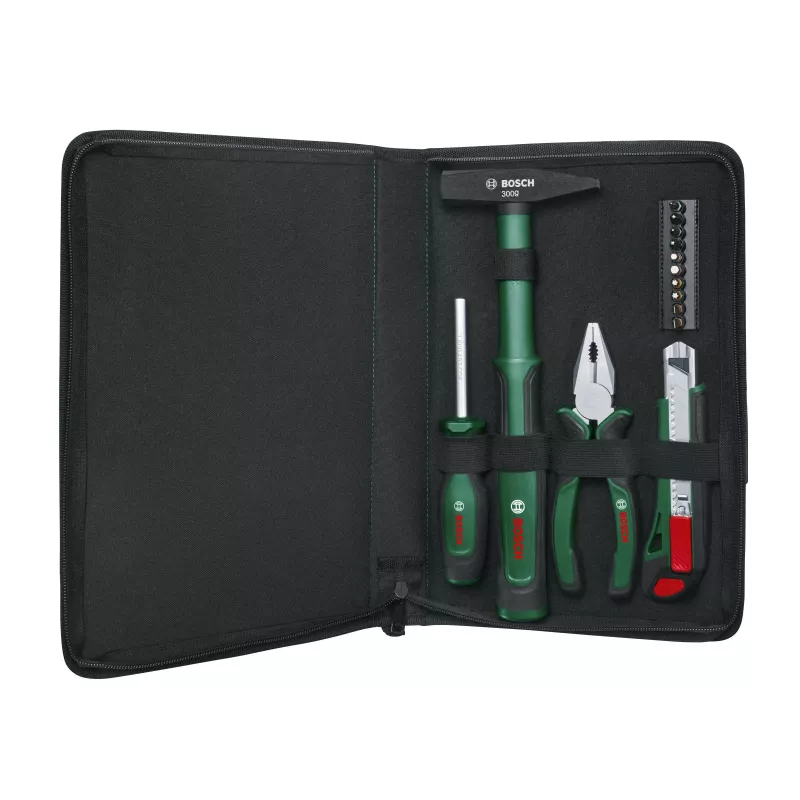 BOSCH Easy Starter set di utensili manuali da 14 pezzi con valigetta
