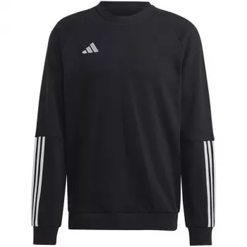 adidas Tiro 23 Competition Crew felpa uomo nero HK8039
