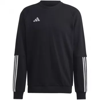 adidas Tiro 23 Competition Crew felpa uomo nero HK8039