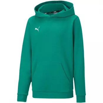PUMA teamGOAL 23 Casuals felpa con cappuccio junior verde bosco 128