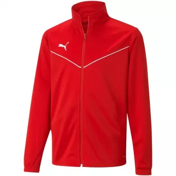 Puma teamRISE giacca in poliestere da allenamento Jr rosso 657393 01 176cm