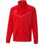 Puma teamRISE giacca in poliestere da allenamento Jr rosso 657393 01 176cm
