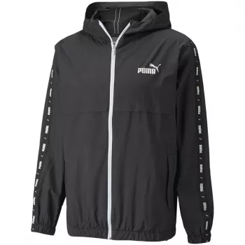 PUMA ESS+ Tape giacca antivento uomo nero
