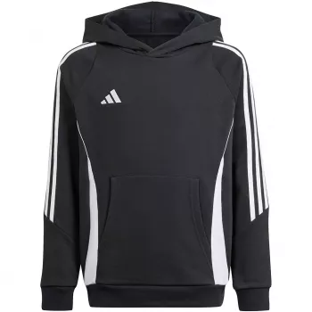 adidas Tiro 24 felpa con cappuccio nero IJ5611 128cm