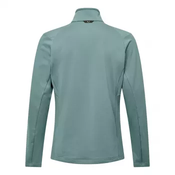 Salewa Puez Cammino Polarlite felpa in pile con mezzo zip per uomo, Willow, S