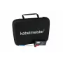 Kabelmeister scatola portabatterie con tester integrato per AA, AAA, C, D, 9V e pile a bottone - nero