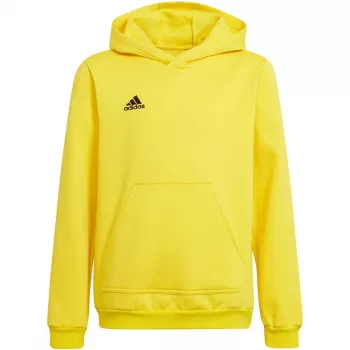 adidas Entrada 22 felpa con cappuccio Team giallo taglia bambino 116