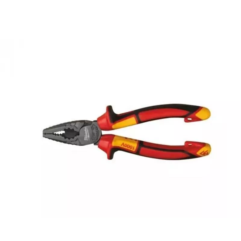 MILWAUKEE pinza combinata VDE 180mm isolata 1000V con impugnatura morbida
