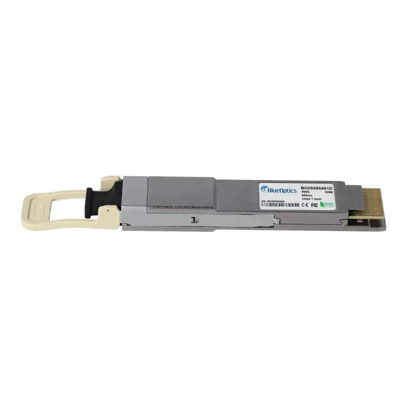 BlueOptics QSFP-DD 400GBASE-DR4 ricetrasmettitore, MPO-12, 1310nm, 500m SMF, compatibile con Finisar FTCD8613E2PCM