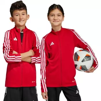 adidas Tiro 23 League felpa da allenamento per bambino rosso HS3527 116cm