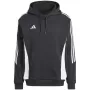 adidas Tiro 24 felpa con cappuccio nero IJ7673