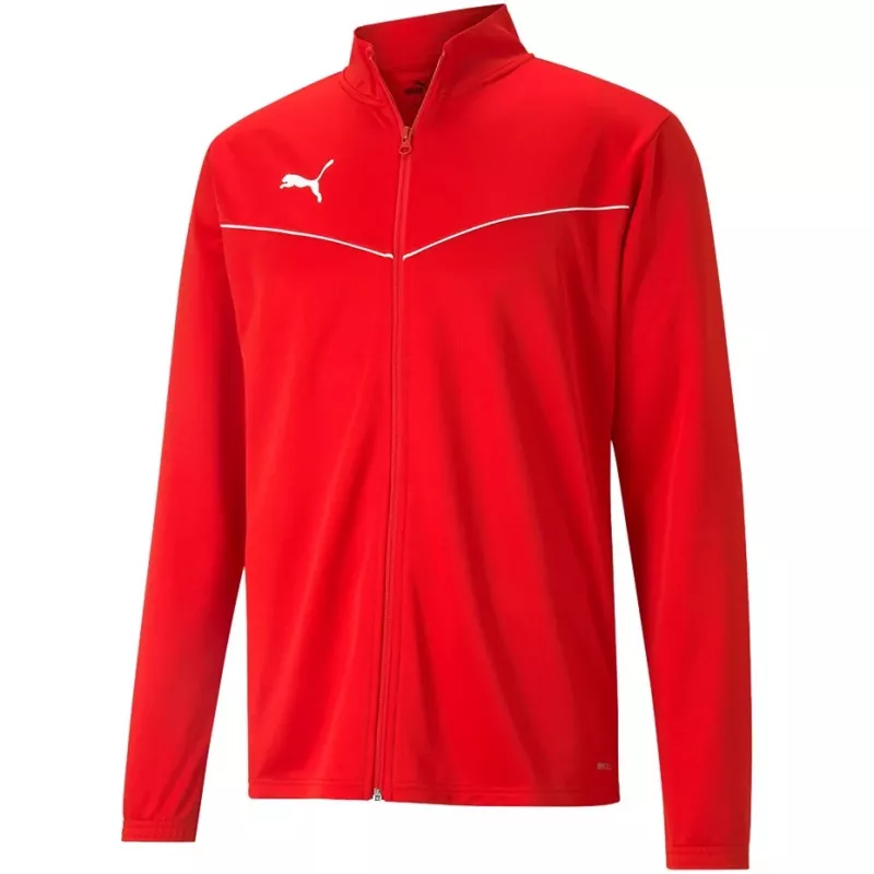 PUMA teamRISE giacca da allenamento in poliestere rosso 657392 01 M