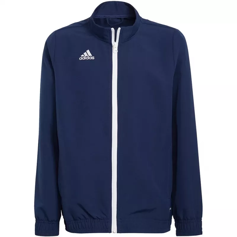 adidas Entrada 22 giacca da presentazione blu navy ragazzo 128cm