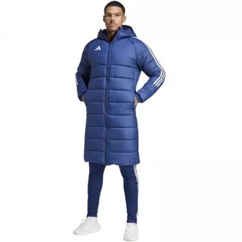 adidas Tiro 24 giacca imbottita lunga uomo Team Navy Blue 2 / bianco taglia M
