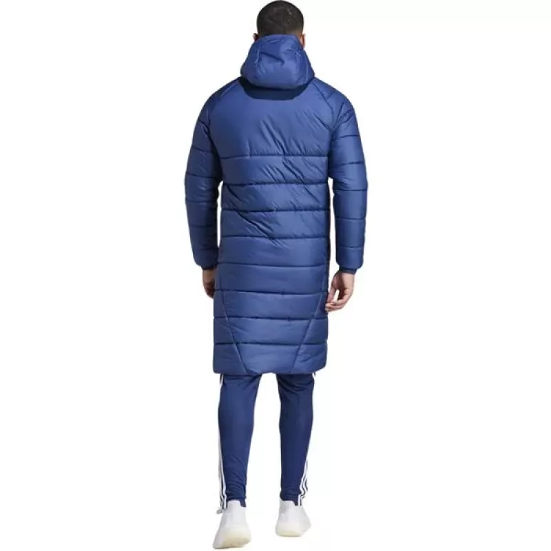 adidas Tiro 24 giacca imbottita lunga uomo Team Navy Blue 2 / bianco taglia M