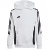 adidas Tiro 24 felpa con cappuccio bianco IR7506 164cm