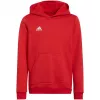 adidas Entrada 22 felpa con cappuccio bambino rosso 116