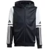 adidas Squadra 25 felpa con cappuccio bambino nero/bianco 140cm