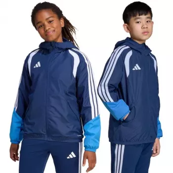 adidas Tiro 26 Competition giacca all-weather bambino Team Navy Blue 140cm