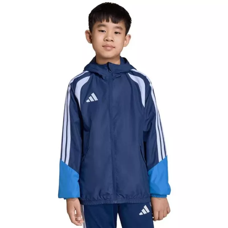 adidas Tiro 26 Competition giacca all-weather bambino Team Navy Blue 140cm