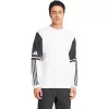 adidas Squadra 25 Sweat Crew felpa uomo bianco/nero taglia M