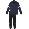 PUMA Team Rise giacca da allenamento full-zip uomo, Peacoat/Puma Black, taglia L