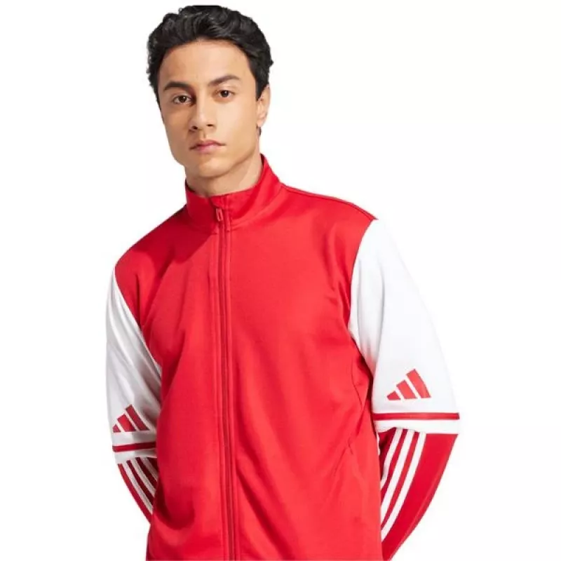 adidas Squadra 25 felpa da allenamento uomo rosso/bianco XL