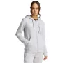 adidas Entrada 26 felpa con cappuccio full-zip donna grigio S