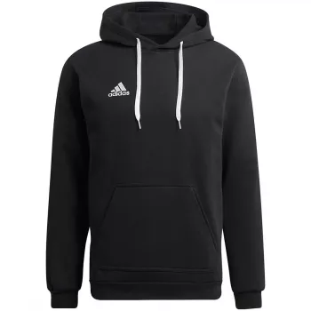 adidas Entrada 22 felpa con cappuccio uomo nero L