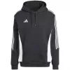 adidas Tiro 24 felpa con cappuccio uomo calcio nero