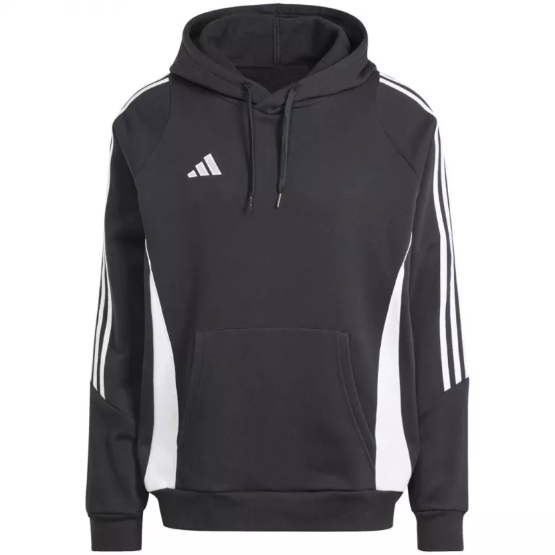 adidas Tiro 24 felpa con cappuccio uomo calcio nero