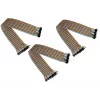 Kabelmeister set jumper wire 40 pin, 3 nastri (maschio-maschio, femmina-femmina, maschio-femmina), 20 cm, 24 AWG, colori arcobaleno, per Arduino, Raspberry Pi, breadboard