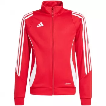 adidas Tiro 24 felpa da allenamento bambino rosso IR7502 140cm