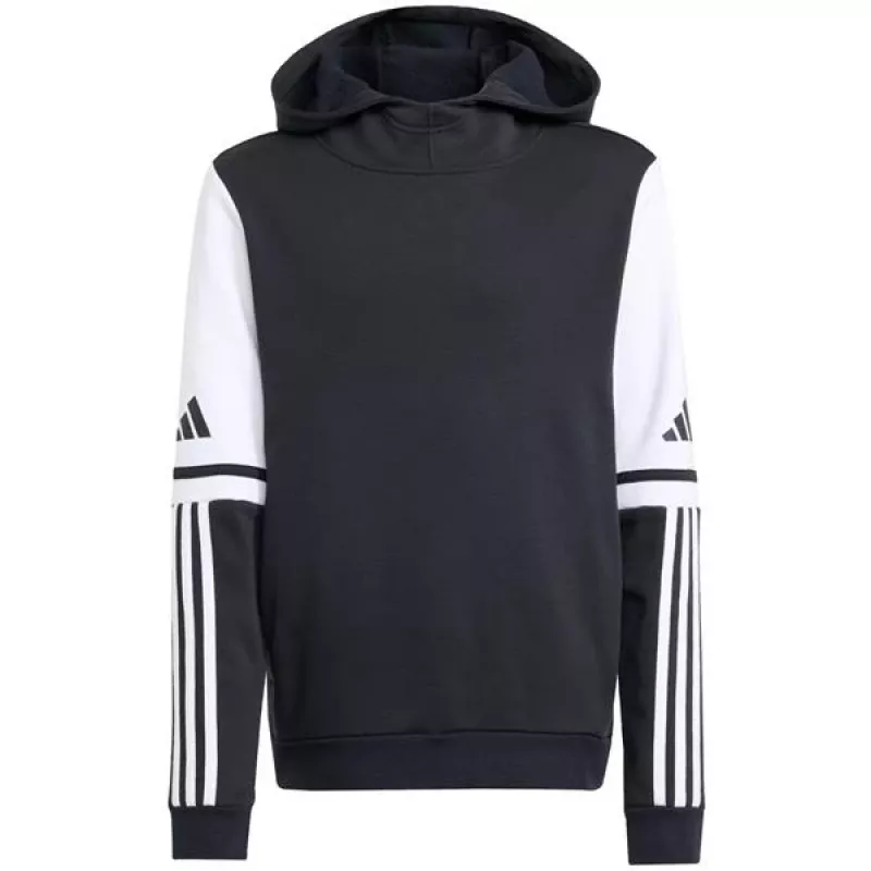 adidas Squadra 25 felpa con cappuccio per bambino nero 116cm