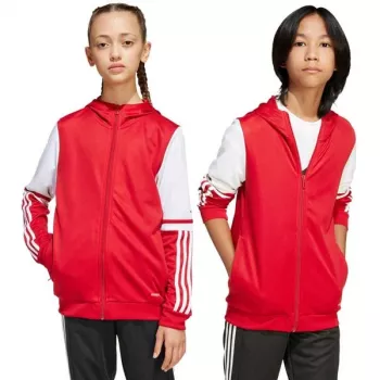 adidas Squadra 25 Hoody bambino rosso/bianco 152cm