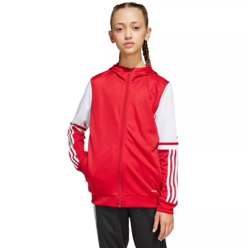 adidas Squadra 25 Hoody bambino rosso/bianco 152cm